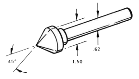 flare center standard 45 .125 1.5 1