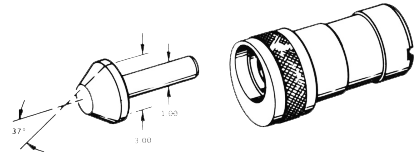 tungsten carbide flaring center and head 1